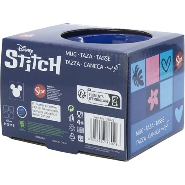Disney Stitch Geschenkbox Tasse 355 ml Keramiktasse für Heißgetränke – Bild 5