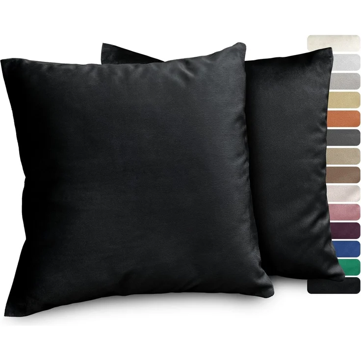Beautex Kissenhüllen Samt Kissenhüllen 2er Set, Premium Kissenbezug, Sofa- und Dekokissen, (2 Stück) – Bild 5