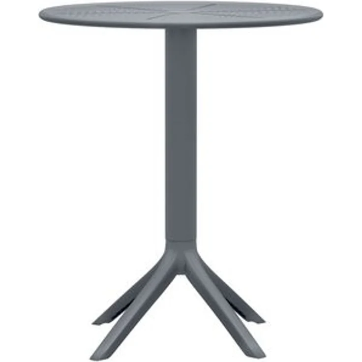 TPFLiving Beistelltisch Sevara (Pflegeleicht und langlebig, Wetterfest & UV-beständig – ideal für den Außenbereich), Maße (TxBxH): 60 x 60 x 76cm - Farbe: anthrazit – Bild 6