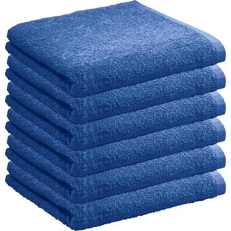 REDBEST Handtuch Handtuch "Oceanside" 6er-Pack, Frottier, Leichtfrottier Uni – Bild 1