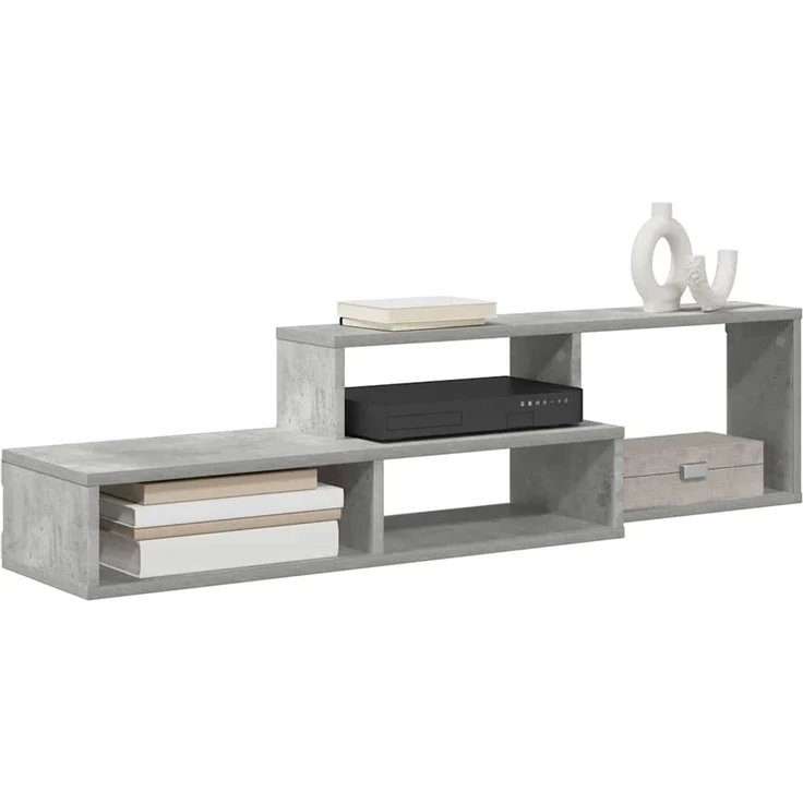 Wand-TV Stand, TV-Regal 120x25x28,5cm Holzwerkstoff – Bild 3