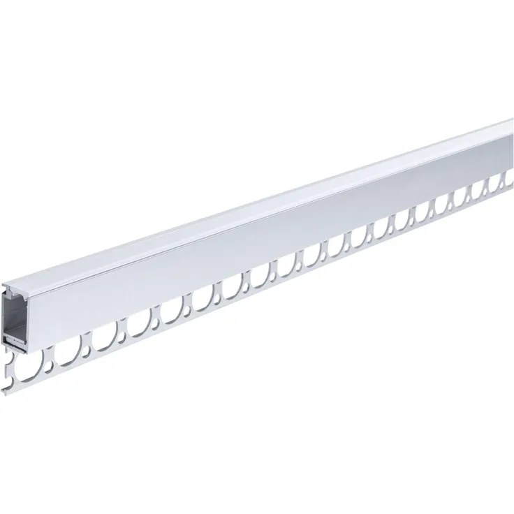 Paulmann 78404 LumiTiles LED Strip Einbauprofil Top 1m Alu eloxiert Satin