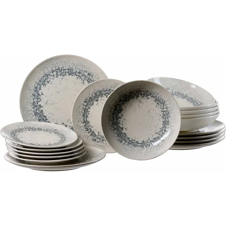 Ritzenhoff & Breker Cecina Teller-Set 18-teilig Graphit – Bild 1