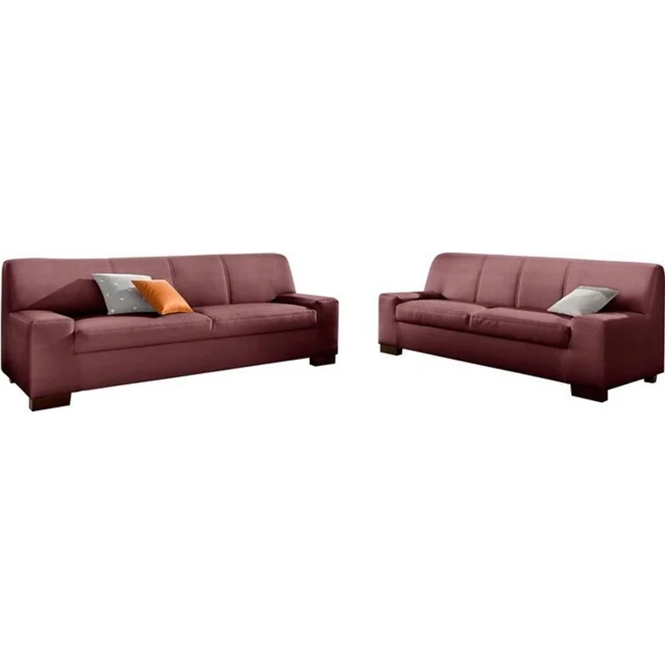 DOMO collection Polstergarnitur Norma kubisch und zeitlos, (Set, 2-tlg), bestehend aus je einem 2- und 3-Sitzer – Bild 4