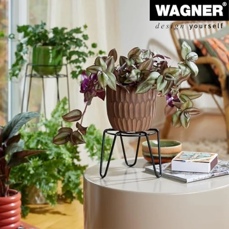 Wagner Pflanzenständer Hairpin Style schwarz Ø 15 cm – Bild 3