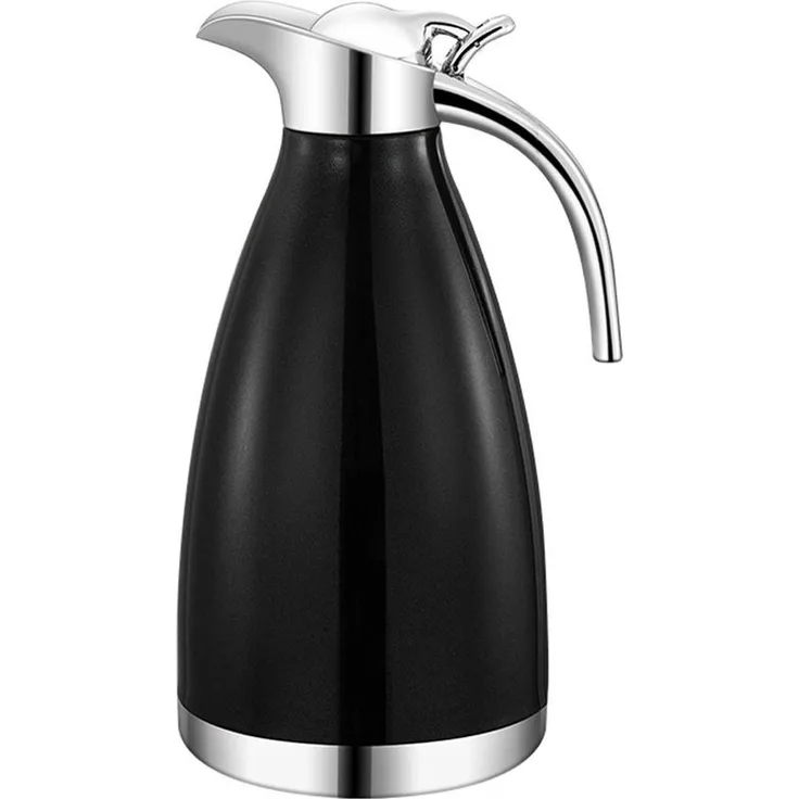Thermoskanne 2L Isolierkanne Teekanne Thermosflasche Kaffeekanne