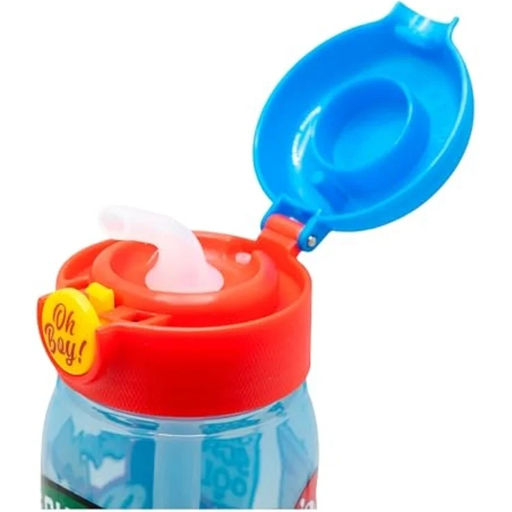 Mickey Mouse Trinkflasche 510ml – Kinderflasche mit Trinkhalm & Deckel – Bild 4