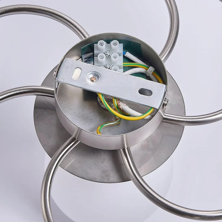 Lindby Deckenleuchten Ciala, Glas Alu IP20, 7 x 4,5 W LED – Bild 5