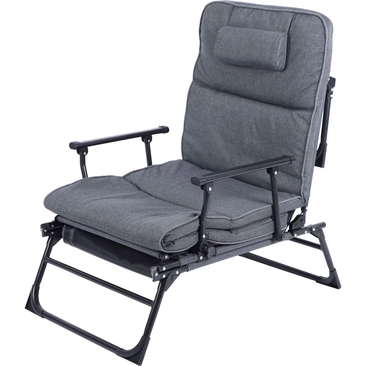 Gartenliege Sanitätsliege Gästebett und Relaxsessel inkl. Polster – Bild 2