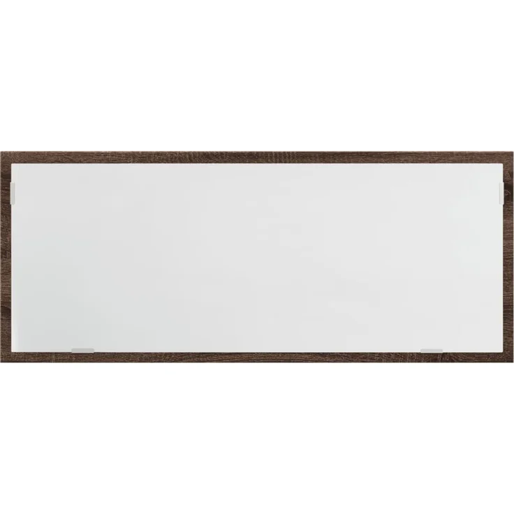 vidaXL LED-Badspiegel Braun Eichen-Optik 100x8,5x37 cm Holzwerkstoff 856274 – Bild 5