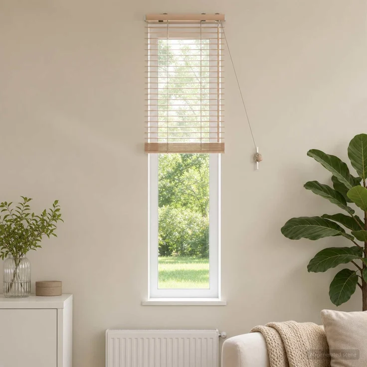 vidaXL Venezianische Jalousie Eichenoptik 40 x 160 cm 35 mm 42015329 – Bild 1