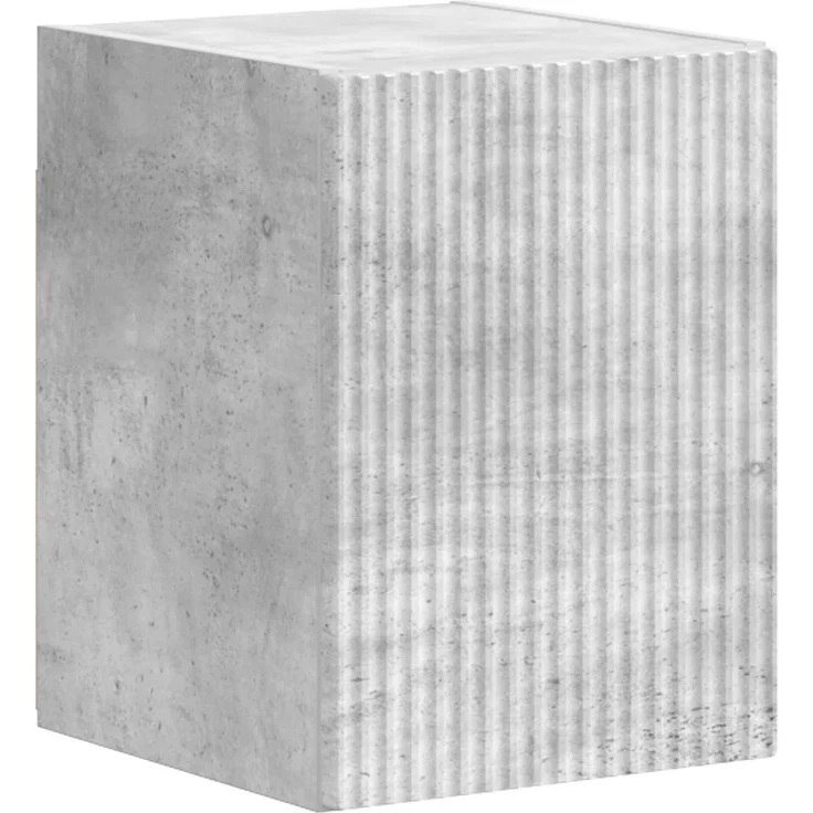 vidaXL TV-Schrankset Wandmontiert 4 pcs Beton Grau Holzwerkstoff 3409036 – Bild 8