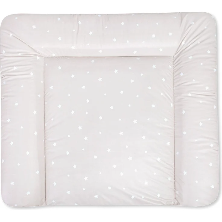 Zöllner Wickelauflage Softy Rand 3-seitig abgesteppt 85x75 Star beige – Bild 1