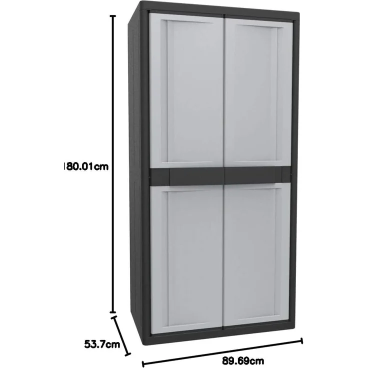 Kreher Mehrzweckschrank XXL Kunststoffschrank 'Kreher Jumbo' mit 3 höhenverstellbaren Böden – Bild 2