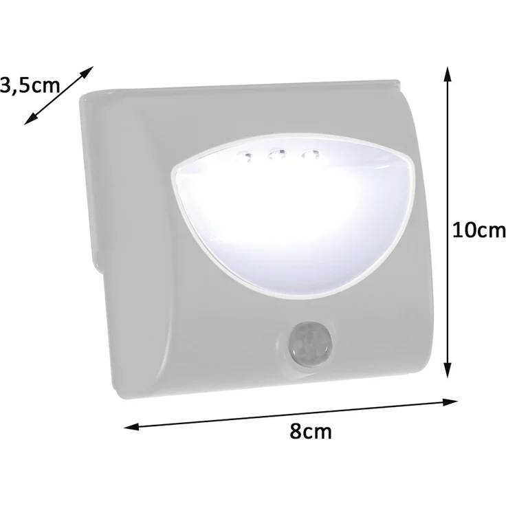 REV LED Treppenstufenbeleuchtung mit Bewegungsmelder IP44 – Bild 2