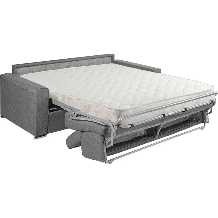 Vente-unique - VIZIR Sofa Stoff Violett - B 223 cm94 cm x H 110 cm95 cm x L 176 cm – Bild 3