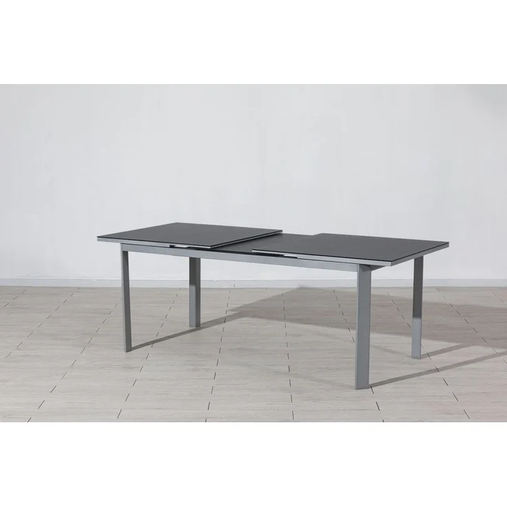 Gardissimo ausziehbarer Alu Gartentisch "Aruba", silber – Bild 7