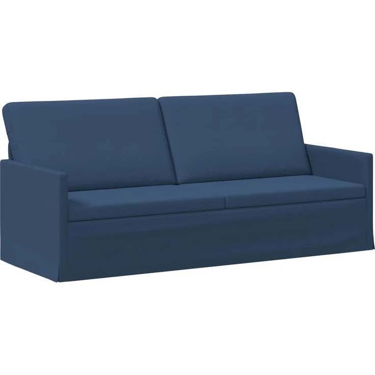 vidaXL 3-Sitzer Sofa Blau 190 x 81 x 82 cm Stoff 42041114 – Bild 1
