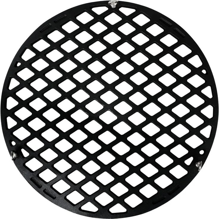 BBQ-Toro Grillrost Gusseisen Grillrost Ø 54 cm, Grillrost mit Seilaufhängung, Aufhängungen lassen sich bei Bedarf einfach entfernen – Bild 4