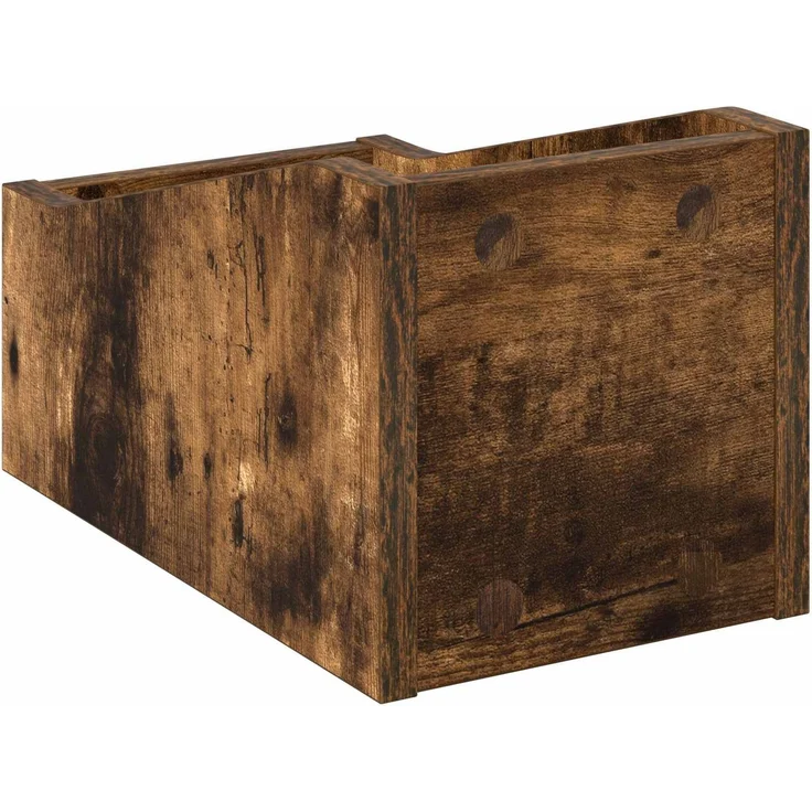 vidaXL LP Plattenbox Räuchereiche 18 x 32 x 18 cm Holzwerkstoff 8012802 – Bild 6