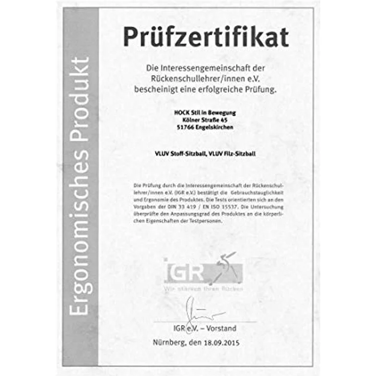 VLUV STOV Stoff-Sitzball concrete – Bild 9