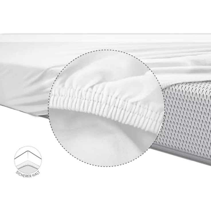 bett1. de Spannbettlaken BODYGUARD Kinder-Spannbettlaken, Gummizug: rundum, robust, waschbar bei 60 °C – Bild 5