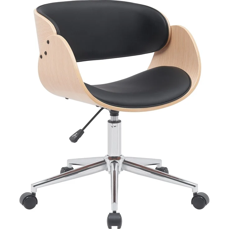 Calicosy Bürostuhl H72 cm – JUNON - Schwarz – Bild 1