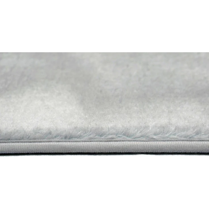 Carpetia Teppich Badematte Badgarnitur Set Duschvorleger Badteppich waschbar grau, rechteckig, Höhe: 18 mm – Bild 3