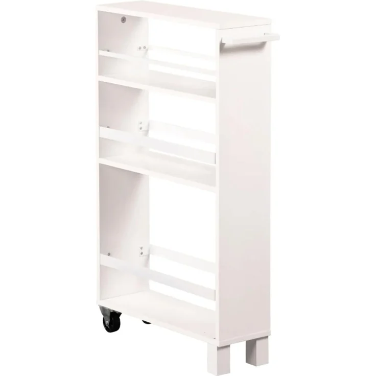 KESPER 24854-13 Nischenregal, weiß gekälkt aus FSC-zertifizierte Spanplatte / Regal / Rollregal – Bild 1