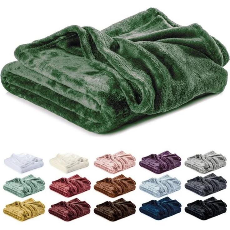 Wohndecke Kuscheldecke, Fleecedecke, Wolldecke flauschig und weich, Lavea, Sofadecke, Atmungsaktiv & Hautfreundlich, Decke – Bild 4