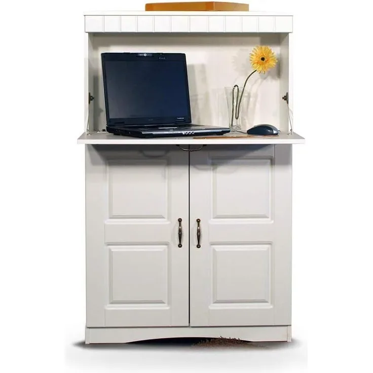 Sekretär im Landhausstil, in weiß
