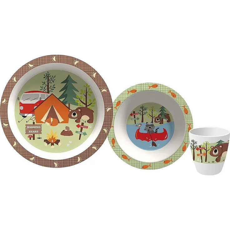 Gimex Kindergeschirrset Adventure 3-Tlg.