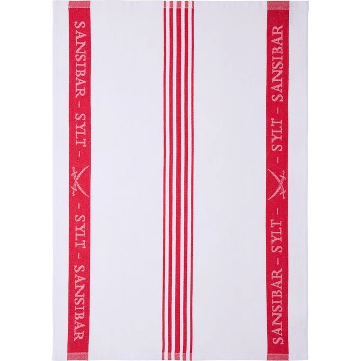 Sansibar Sylt Geschirrtuch Geschirrtücher-Set, 3-tlg, 50x70 cm, 100% Baumwolle, Premium Qualität, (Set, 3x Geschirrtuch, 50x70 cm, zwei verschiedene Designs), Jacquardgewebe, zwei verschiedene Motive – Bild 3