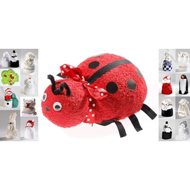 JACK Handtuch Set Frottier Geschenk Set viele Modelle Handarbeit Origami Gästetuch, (1-St), Handtuch, Waschhandschuh, gefaltete Tiere, tolle Geschenkidee – Bild 2