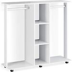 Kleiderschrank Robbie Weiß 130 x 120 cm Vicco