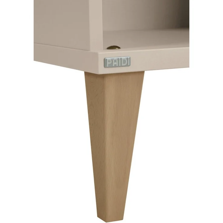 PAIDI Sideboard JONTE in Beige, 6 offene Fächer (B/H/T ca. 124/87/38cm, Cashmere-Beige), stabiles Regal mit Massivholz-Füßen, offenes Standregal – Bild 3