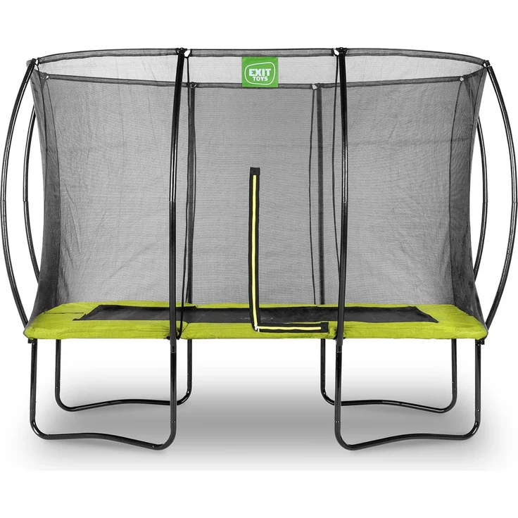 EXIT 'Silhouette' Trampolin, grün, 214x305 cm, inkl. Sicherheitsnetz mit Reißverschluss – Bild 1