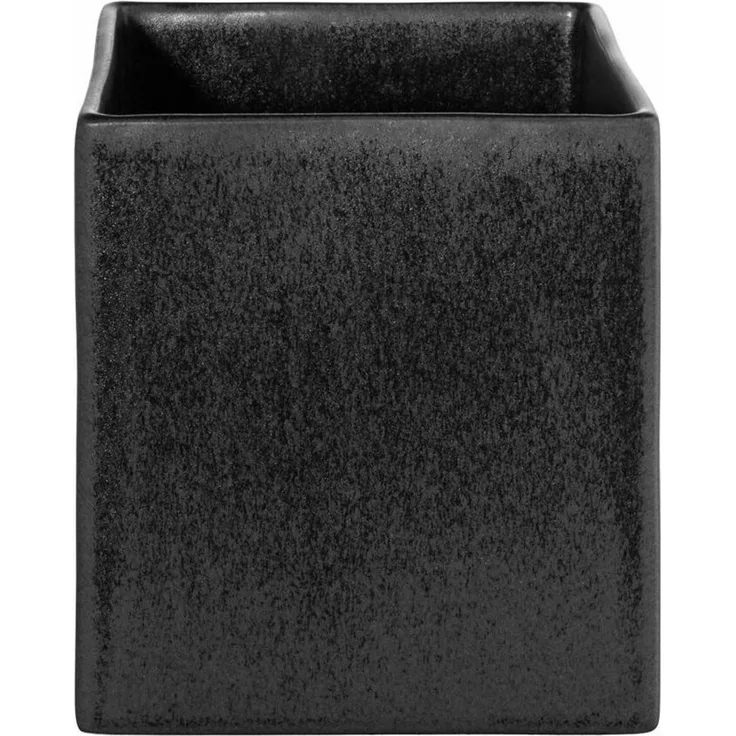 ASA Selection Übertopf Black Iron, Blumentopf, Steingut, Schwarz matt, 10x10 cm, 4601174
