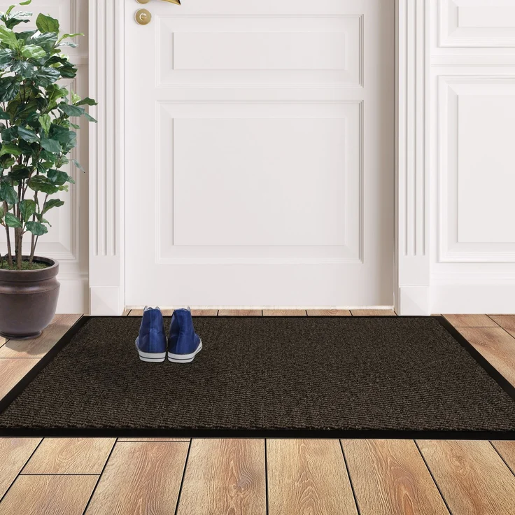 Furni24 Fußmatte - Braun-Schwarz, 90 x 150 cm – Bild 4