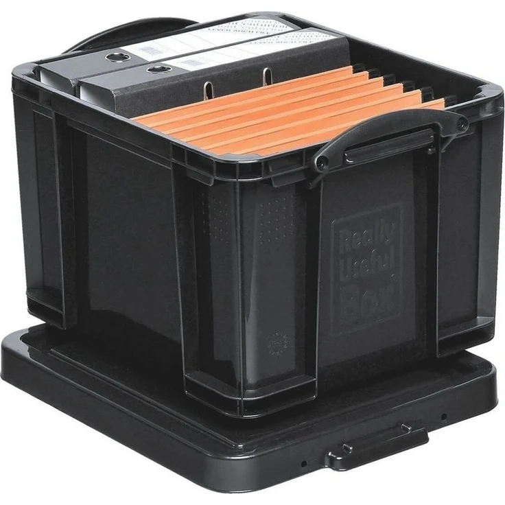 Really Useful Box Aufbewahrungsbox 35,0 l - 48,0 x 39,0 x 31,0 cm schwarz – Bild 2