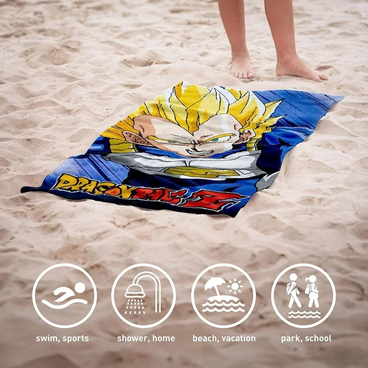 Dragon Ball Handtuch Badehandtuch Strandtuch 70x140 cm aus Polyester – Bild 5