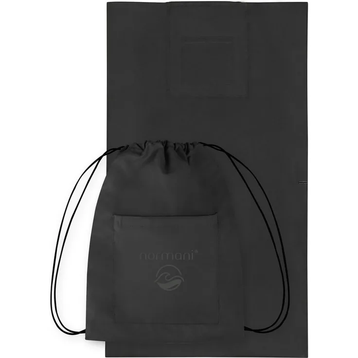 normani Badetücher Badehandtuch mit Rucksackfunktion, Polyester (1-St), Badetuch mit Rucksackfunktion