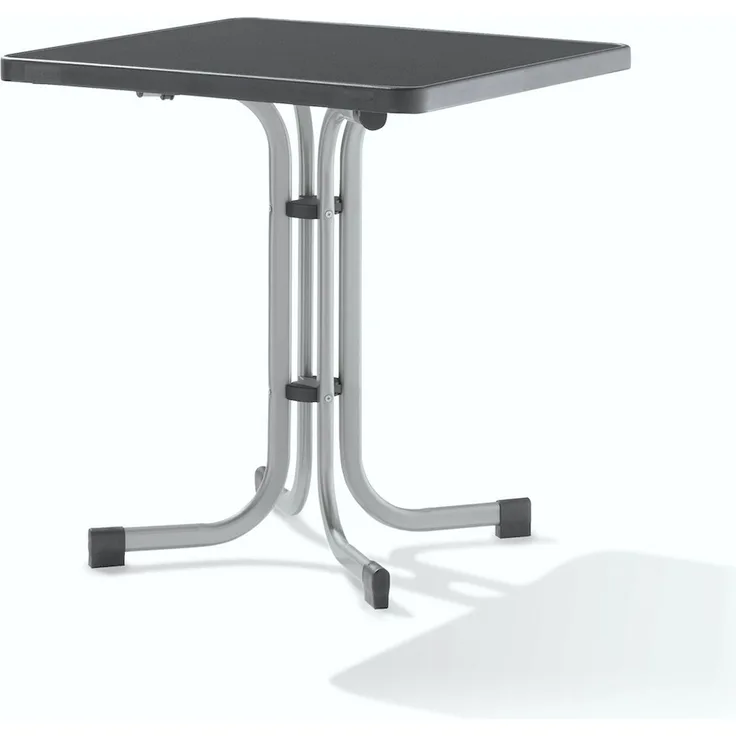 Sieger Boulevard-Klapptisch Boulevard-Klapptisch klappbar, Stahl Graphit 70 x 72 x 70 cm