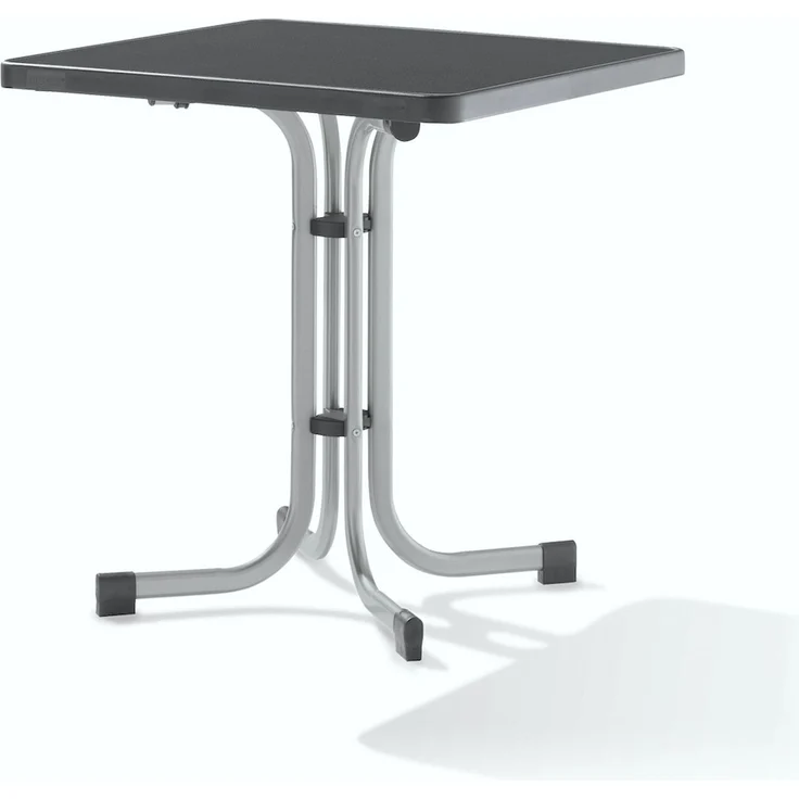 Sieger Boulevard-Klapptisch Boulevard-Klapptisch klappbar, Stahl Graphit 70 x 72 x 70 cm – Bild 1