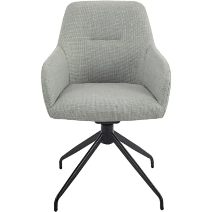 Hela Tische, Drehstuhl Sessel Triest, Bezug Webstoff Mint, 360° drehbar, Kipp-/ Relaxfunktion, Armlehnen, 120kg belastbar, Oeko-TEX, PFC Free – Bild 4