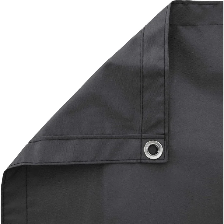 vidaXL Balkon-Sichtschutz 1,8 x 15 m Stoff mit PU-Beschichtung Schwarz 42036792 – Bild 7