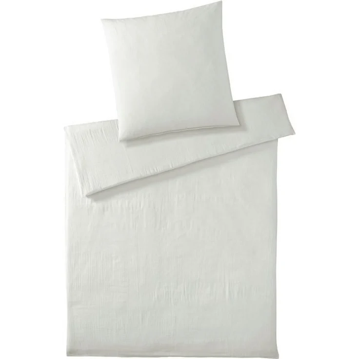 Elegante Bettwäsche Smooth, Musselin, 2 teilig, angenehmes Hautgefühl – Bild 3