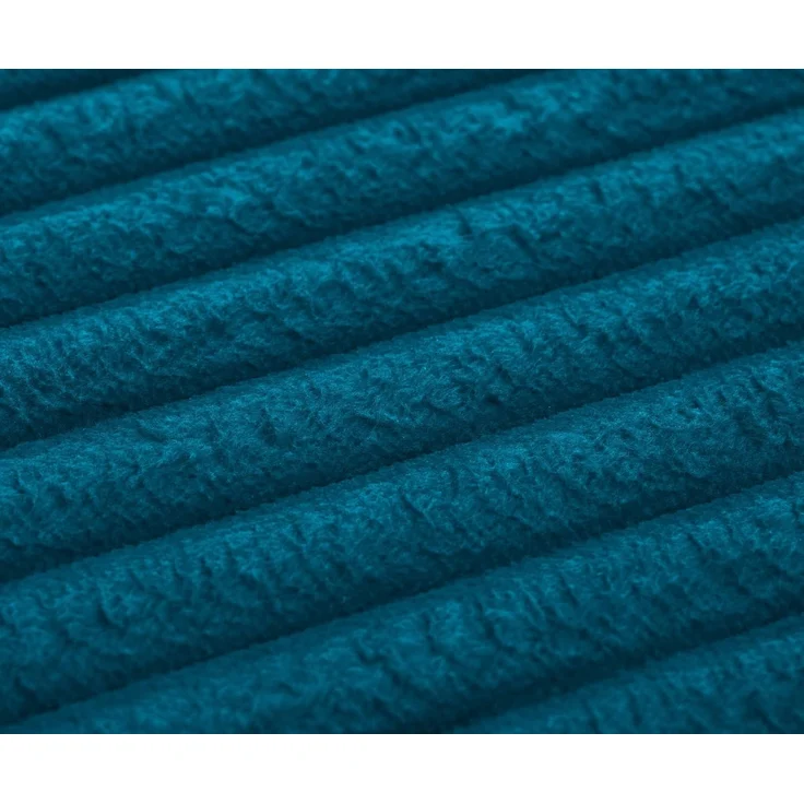 Gözze Badematte Berlin, Höhe 7 mm, rutschhemmend beschichtet, fußbodenheizungsgeeignet, Polyester, rechteckig, Badteppich, Uni Farben, Cord Optik, waschbar – Bild 6