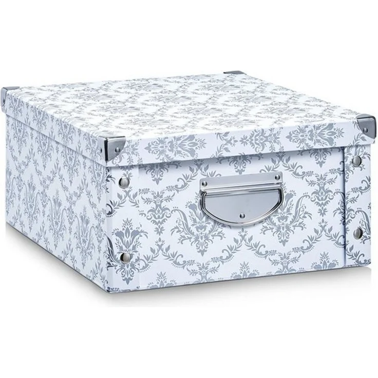 Zeller Aufbewahrungsbox vintage 19,2 l - 33,0 x 40,0 x 17,0 cm weiß, vintage – Bild 2