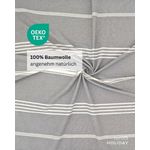 furora HOLIDAY Saunatuch Strandtuch Hamamtuch: groß 100x200 cm Saunatuch, Strandhandtuch dünn